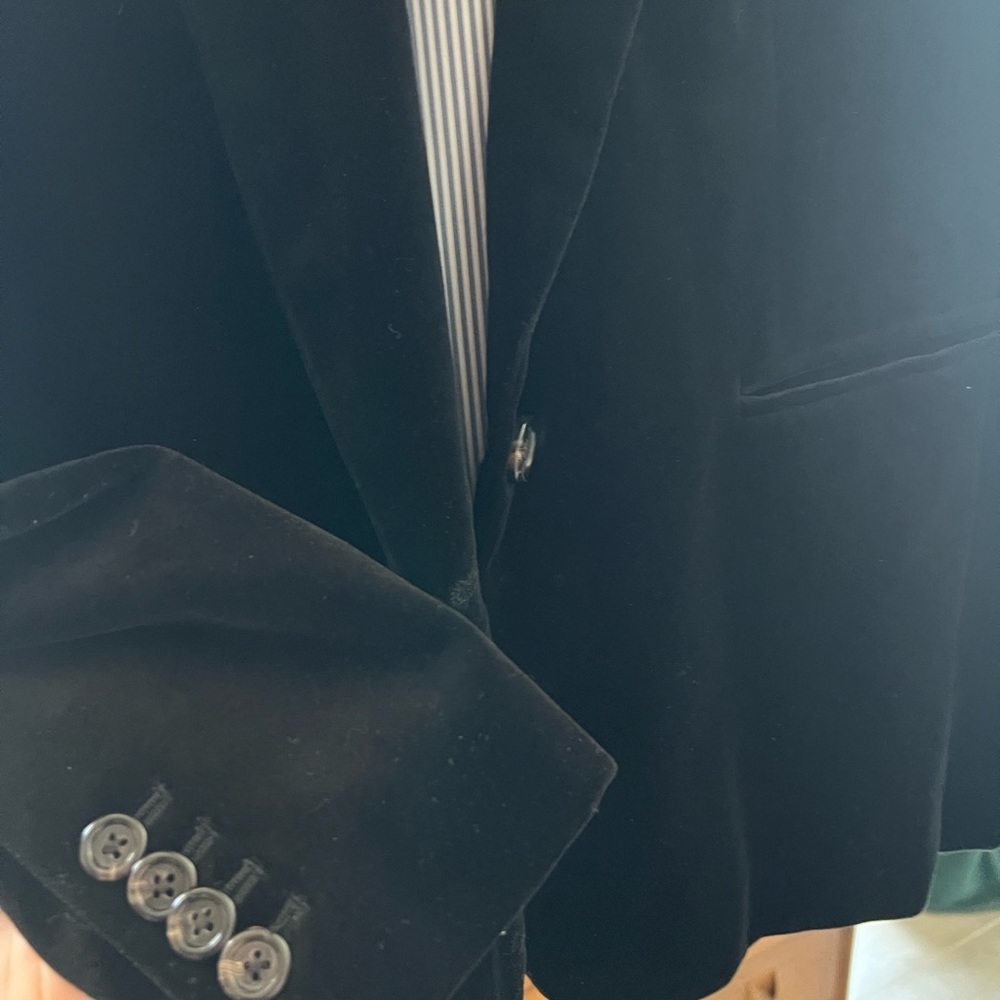 J. Crew Black Velvet Blazer - Picture 4 of 6